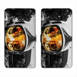 RV Housse cuir portefeuille Samsung Galaxy S10 pompier police