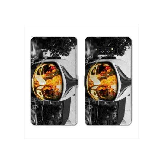 RV Housse cuir portefeuille Samsung Galaxy S10 pompier police