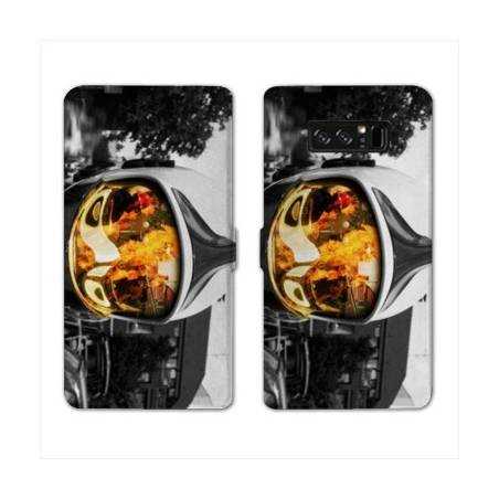 RV Housse cuir portefeuille Samsung Galaxy S10 pompier police