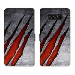 RV Housse cuir portefeuille Samsung Galaxy S10 Texture