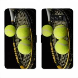RV Housse cuir portefeuille Samsung Galaxy S10 Tennis