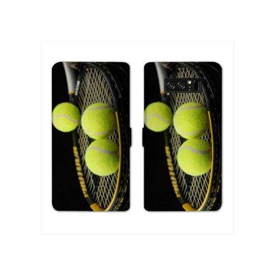 RV Housse cuir portefeuille Samsung Galaxy S10 Tennis