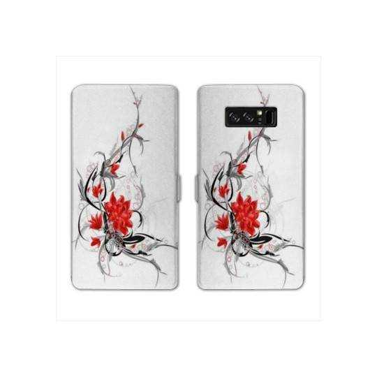 RV Housse cuir portefeuille Samsung Galaxy S10 PLUS fleurs
