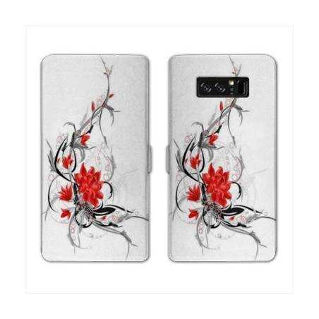 RV Housse cuir portefeuille Samsung Galaxy S10 PLUS fleurs
