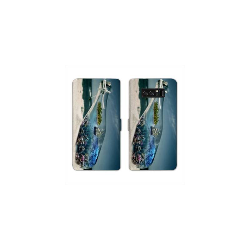 RV Housse cuir portefeuille Samsung Galaxy S10 PLUS Mer