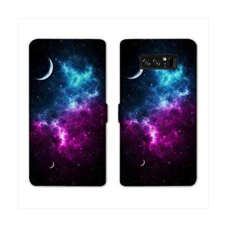 RV Housse cuir portefeuille Samsung Galaxy S10 PLUS Espace Univers Galaxie