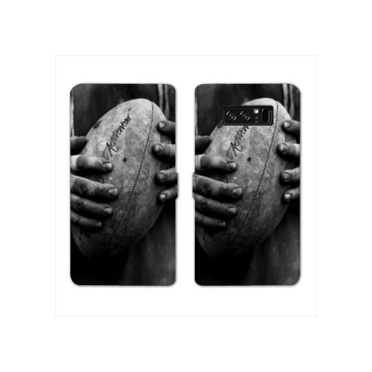 RV Housse cuir portefeuille Samsung Galaxy S10 PLUS Rugby