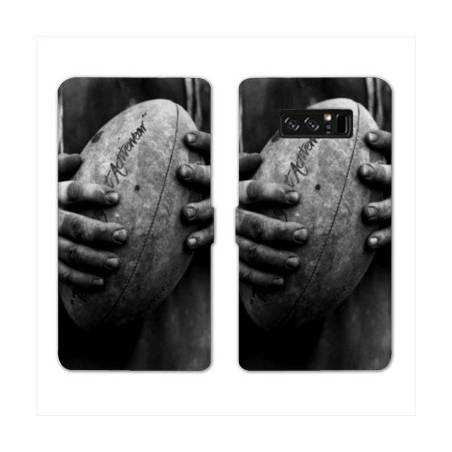 RV Housse cuir portefeuille Samsung Galaxy S10 PLUS Rugby