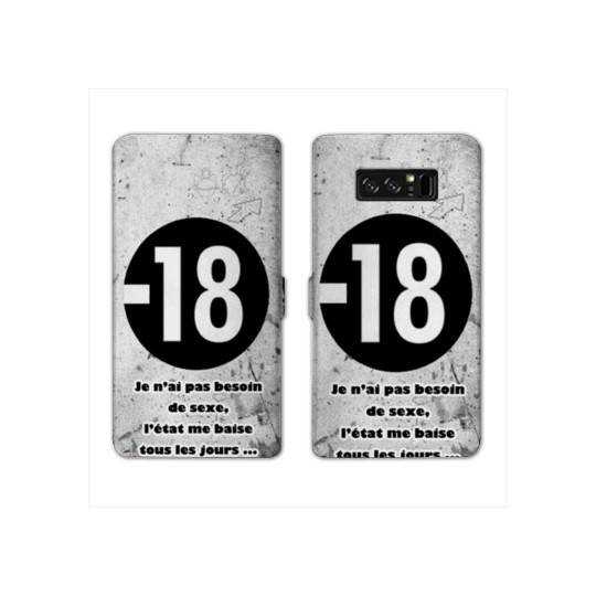 RV Housse cuir portefeuille Samsung Galaxy S10 PLUS Humour