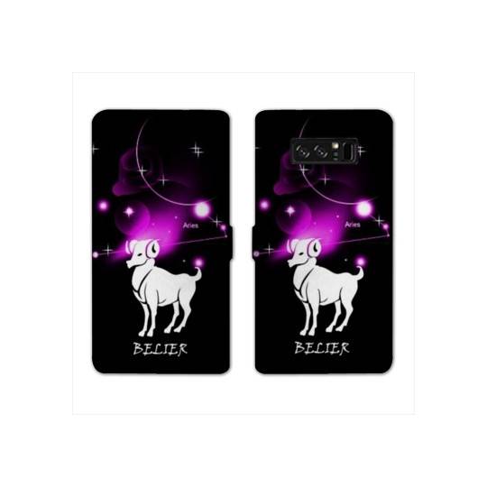 RV Housse cuir portefeuille Samsung Galaxy S10 LITE signe zodiaque