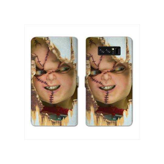 RV Housse cuir portefeuille Samsung Galaxy S10 LITE Horreur