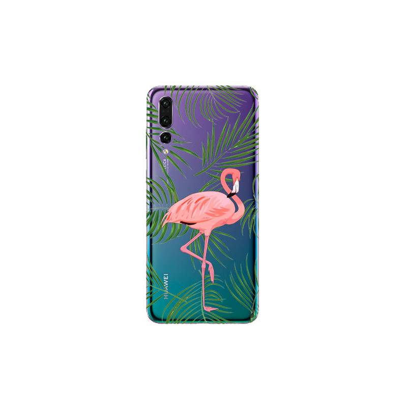 Coque transparente Huawei P30 Pro Flamant Rose