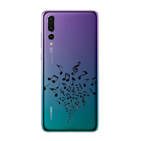 Coque transparente Huawei P30 Pro note musique
