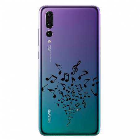 Coque transparente Huawei P30 Pro note musique