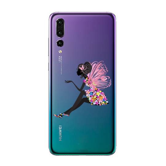 Coque transparente Huawei P30 Pro magique fee fleurie