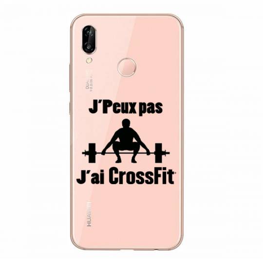 Coque transparente Huawei P30 Lite jpeux pas jai crossfit