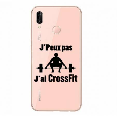 Coque transparente Huawei P30 Lite jpeux pas jai crossfit