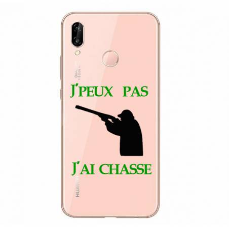 Coque transparente Huawei P30 Lite jpeux pas jai chasse