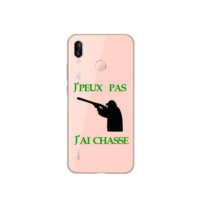 Coque transparente Huawei P30 Lite jpeux pas jai chasse