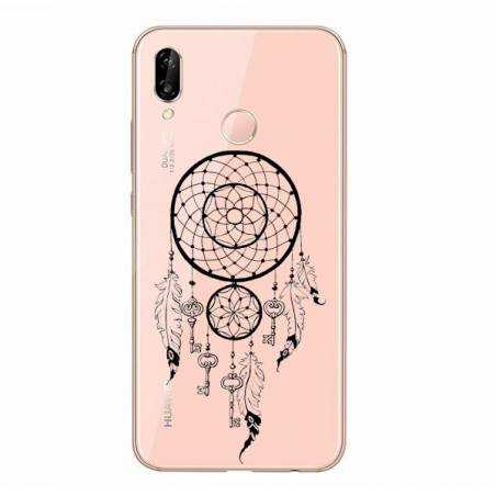 Coque transparente Huawei P30 Lite feminine attrape reve cle