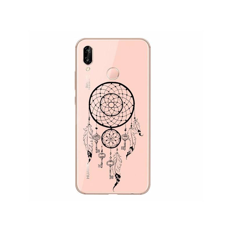Coque transparente Huawei P30 Lite feminine attrape reve cle