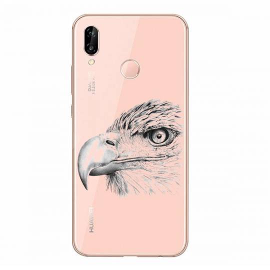 Coque transparente Huawei P30 Lite aigle