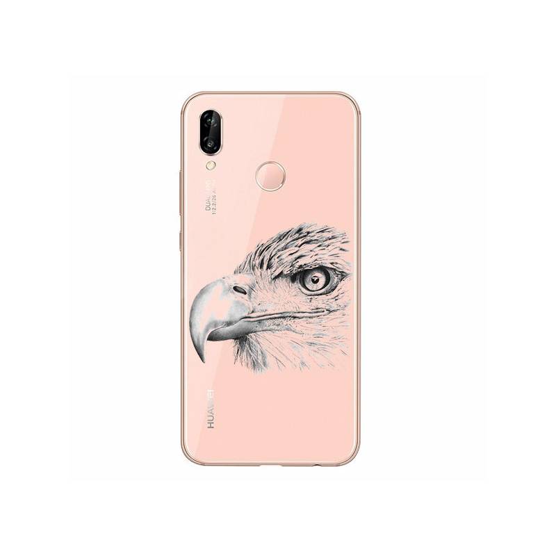Coque transparente Huawei P30 Lite aigle