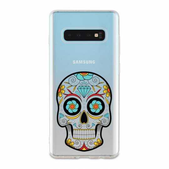 Coque transparente Samsung Galaxy S10e tete mort