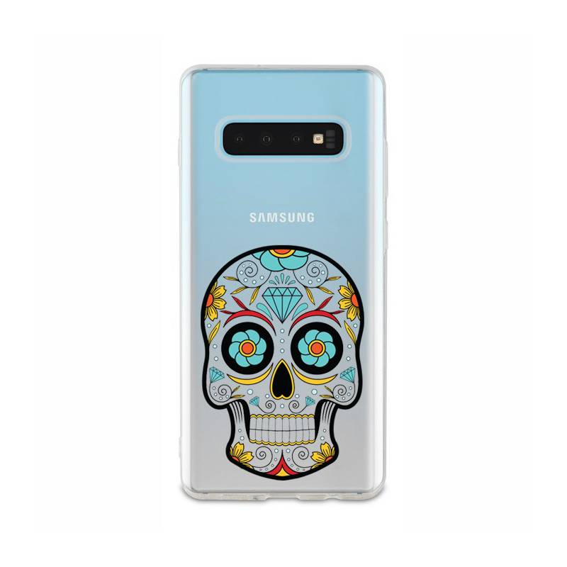 Coque transparente Samsung Galaxy S10e tete mort