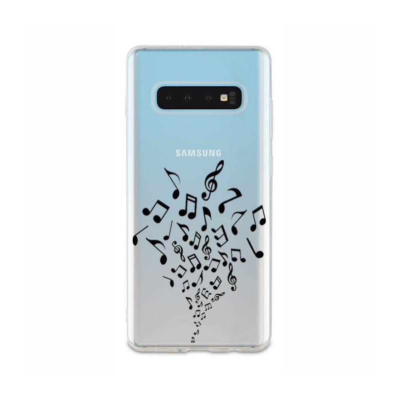 Coque transparente Samsung Galaxy S10e note musique
