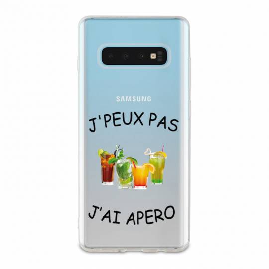 Coque transparente Samsung Galaxy S10e jpeux pas jai apero