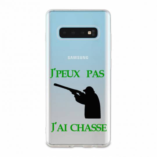 Coque transparente Samsung Galaxy S10e jpeux pas jai chasse