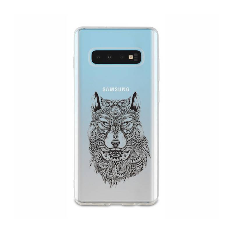 Coque transparente Samsung Galaxy S10e loup