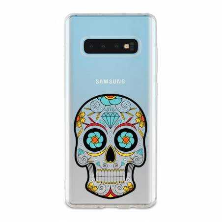 Coque transparente Samsung Galaxy S10 tete mort