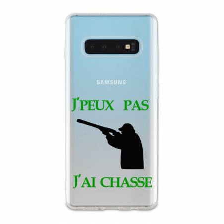 Coque transparente Samsung Galaxy S10 jpeux pas jai chasse
