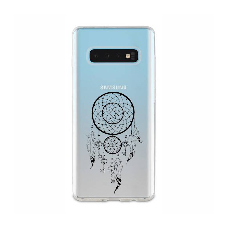 Coque transparente Samsung Galaxy S10 feminine attrape reve cle