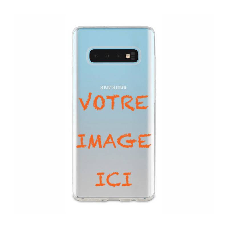 Coque transparente Samsung Galaxy S10 personnalisee