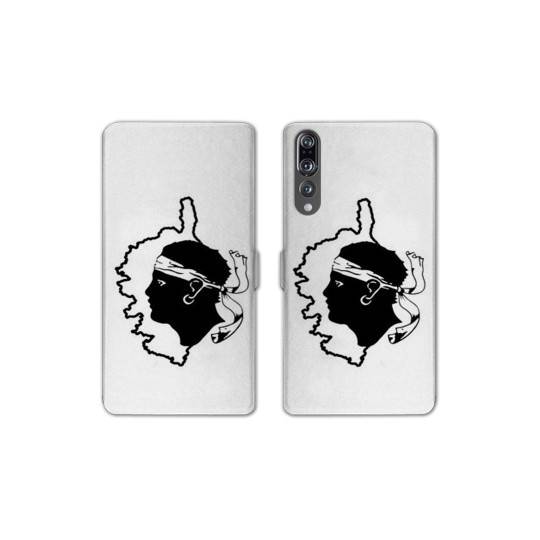 RV Housse cuir portefeuille Huawei P30 PRO Corse