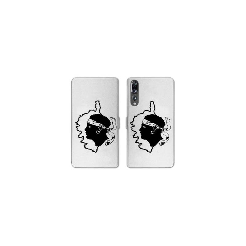 RV Housse cuir portefeuille Huawei P30 PRO Corse