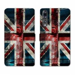RV Housse cuir portefeuille Huawei P30 PRO Angleterre