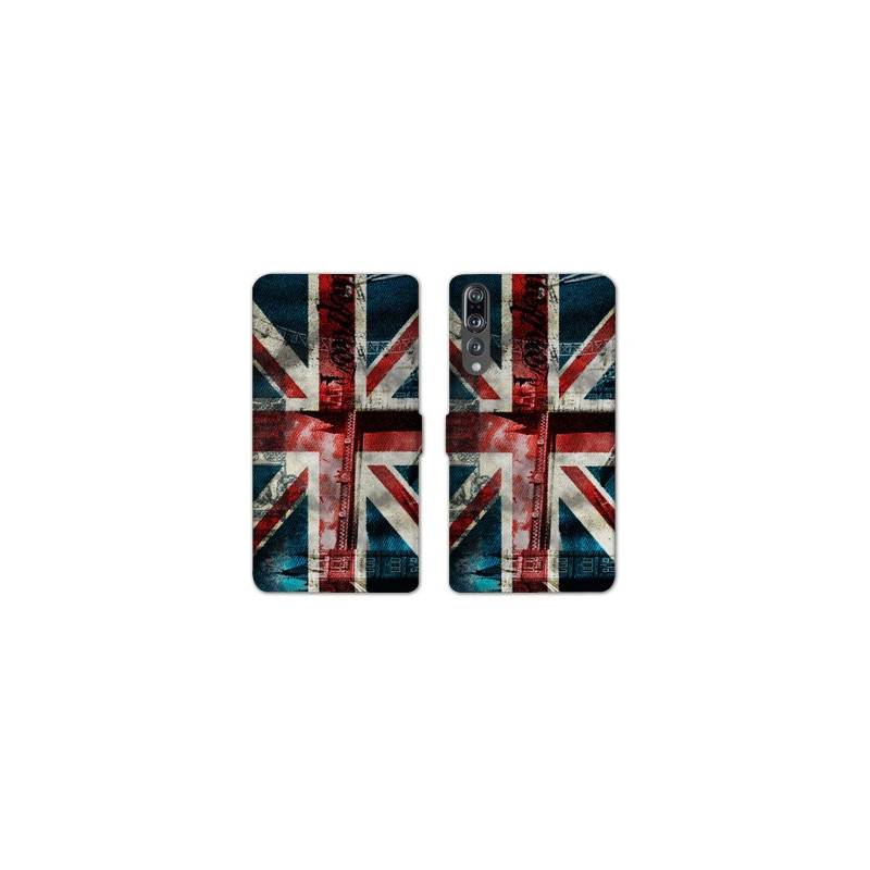 RV Housse cuir portefeuille Huawei P30 PRO Angleterre