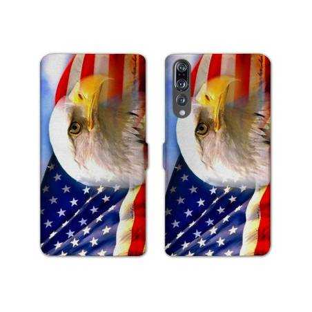 RV Housse cuir portefeuille Huawei P30 PRO Amerique