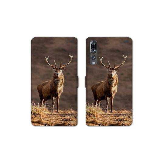 RV Housse cuir portefeuille Huawei P30 PRO chasse peche
