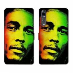 RV Housse cuir portefeuille Huawei P30 PRO Bob Marley