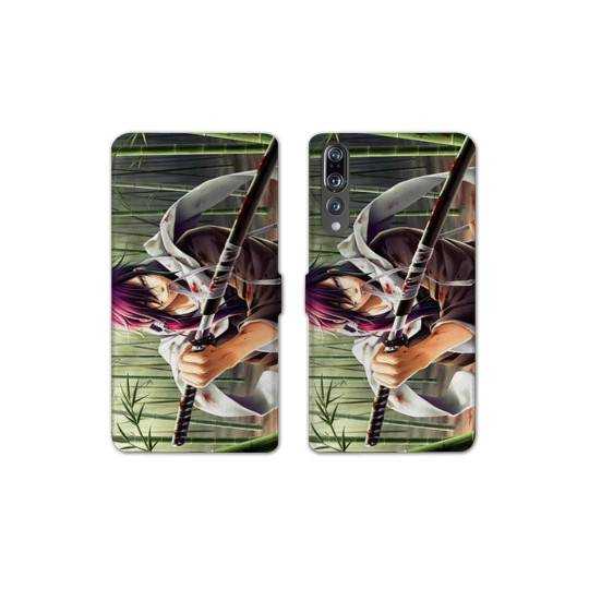 RV Housse cuir portefeuille Huawei P30 PRO Manga - divers