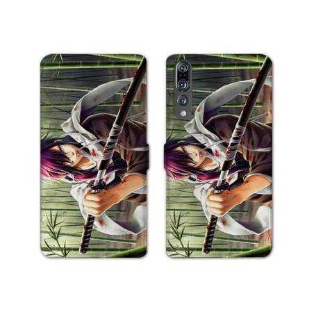 RV Housse cuir portefeuille Huawei P30 PRO Manga - divers