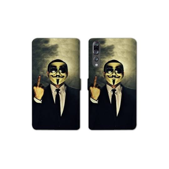 RV Housse cuir portefeuille Huawei P30 PRO Anonymous