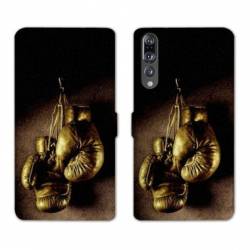 RV Housse cuir portefeuille Huawei P30 PRO Sport Combat