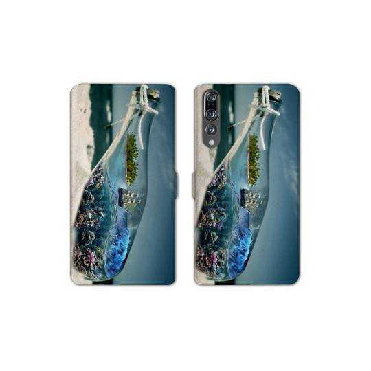 RV Housse cuir portefeuille Huawei P30 PRO Mer