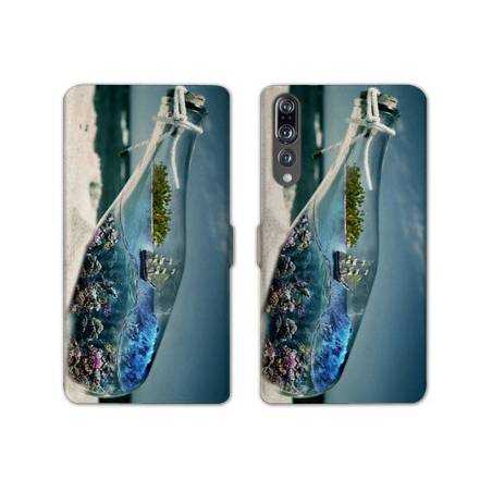 RV Housse cuir portefeuille Huawei P30 PRO Mer